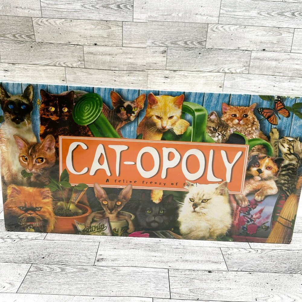 Brand NIB Sealed CAT-OPOLY Board Game A Feline Frenzy of Fun by Late for the Sky